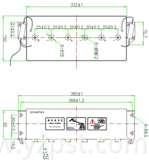 800VDC DC-Link capacitor customized